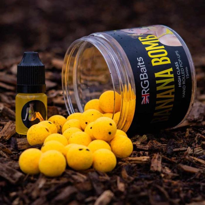 RG Baits Banana Bomb Pop Ups with Booster