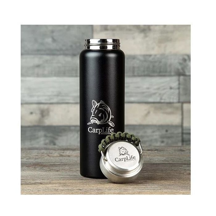 CarpLife Thermal Flask Green Paracord Handle