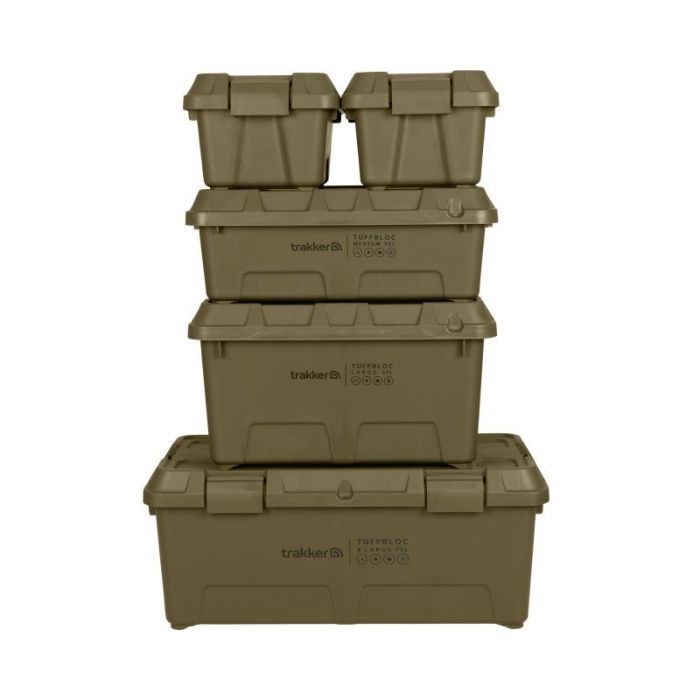 Trakker TUFFBLOC Storage Box | Heavy Duty Carp Fishing Storage UK