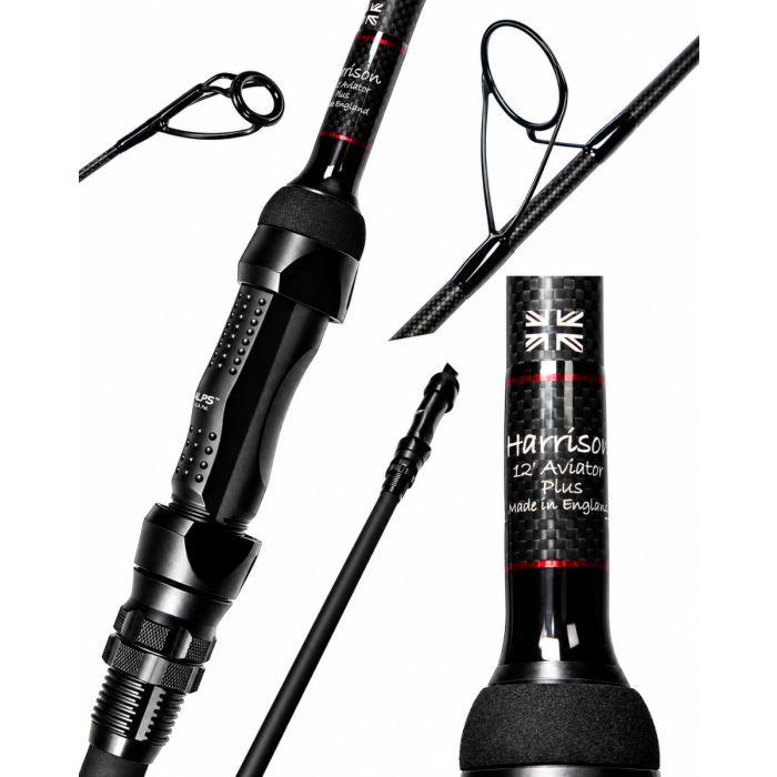 Harrison Aviator Custom Rod | 12ft 3.6lb 50mm| Alps Ard | Full Shrink | Red Tippet