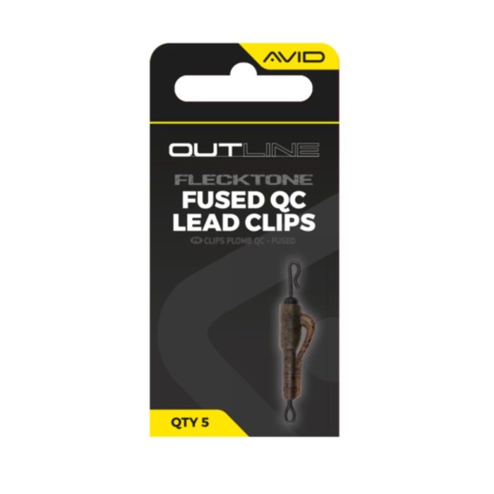 Avid Carp Outline Fused Lead QC Clips | Quick Change Carp Lead Clips