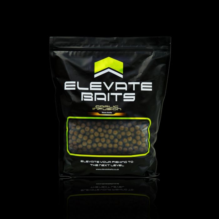 Elevate Baits Garlic Infusion Boilies 5kg