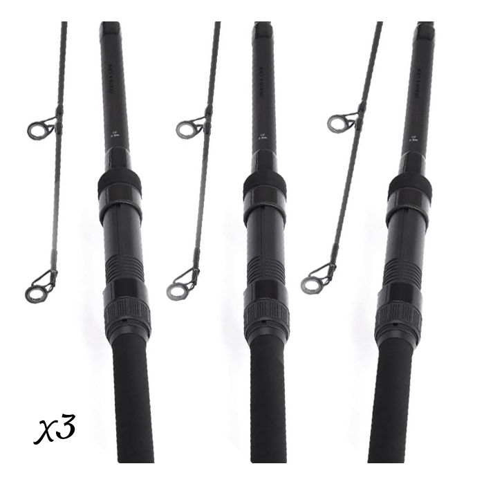 Daiwa Black Widow EXT 9ft 2.75lb - 3 Rod Bundle