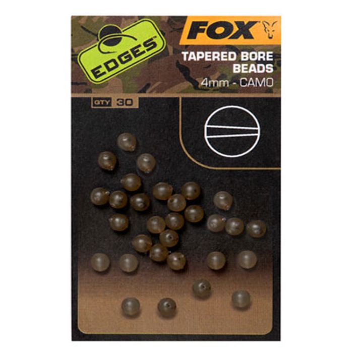 Fox Edges Camo Tapered Bore Beads