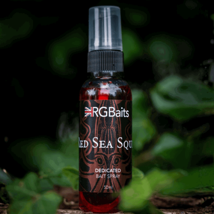 RG Baits Red Sea Squid Bait Spray 50ml | Carp Hookbait Booster