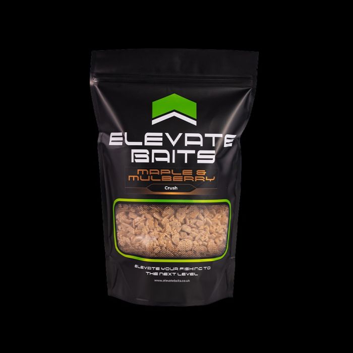 Elevate Baits Maple & Mulberry Crush 1kg | Carp Feeding Particles