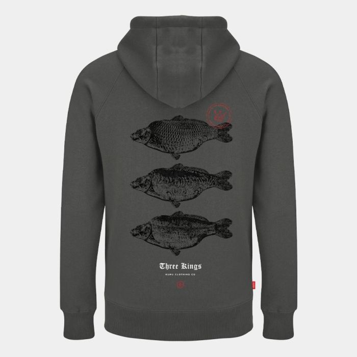 Kumu 3 Kings Hoodie Grey