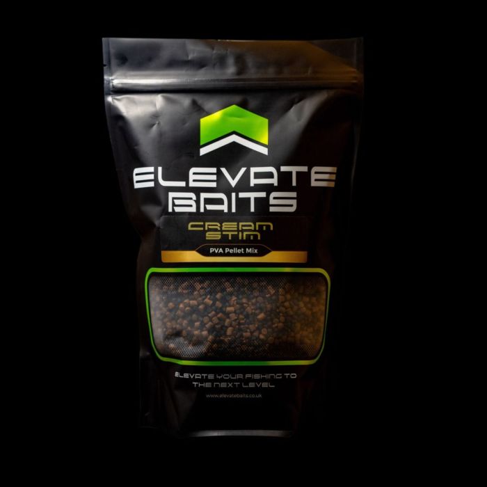 Elevate Baits Cream Stim PVA Pellet Mix | 1kg