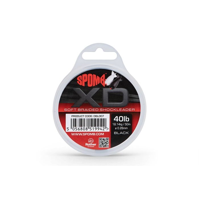 Fox Spomb XD Soft Braided Shockleader 40lb Black