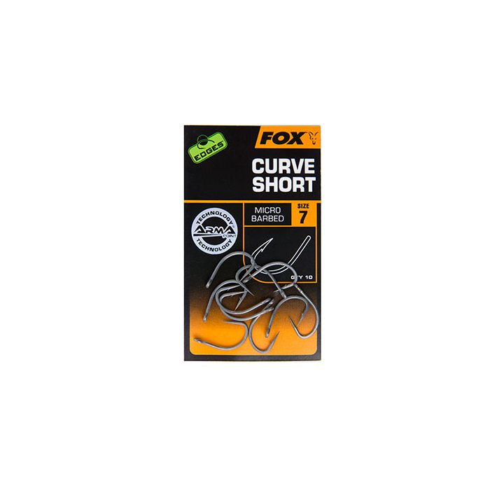 Fox Edges Curve Shank Short Hooks