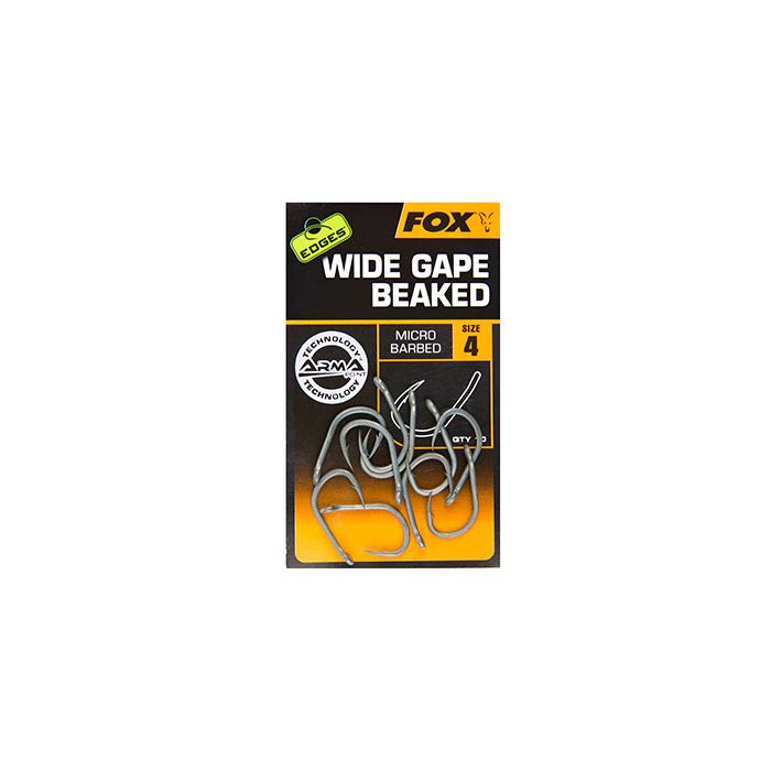 Fox Edges Wide Gape Beaked Hooks