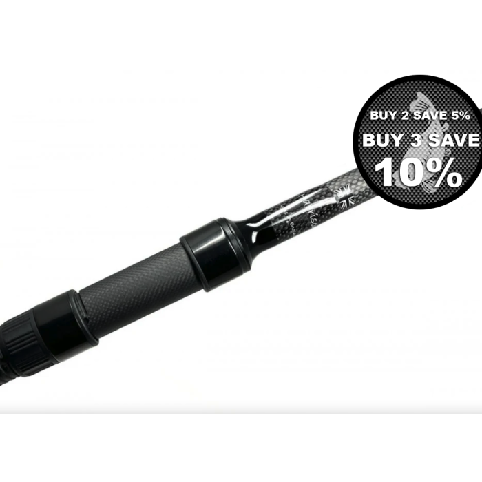 Harrison Aviator Plus 2 Carp Rod - 13ft Raven Edition - Abbreviated Handle with Minima Guides