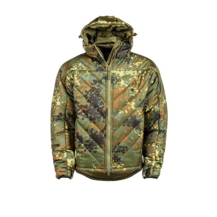 Fortis Flecktarn Camo SJ9 Jacket Dual Logo – Limited Edition Extreme Cold Fishing Jacket