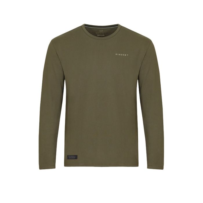 Korda Mindset Minimal LS Tee Dark Olive 