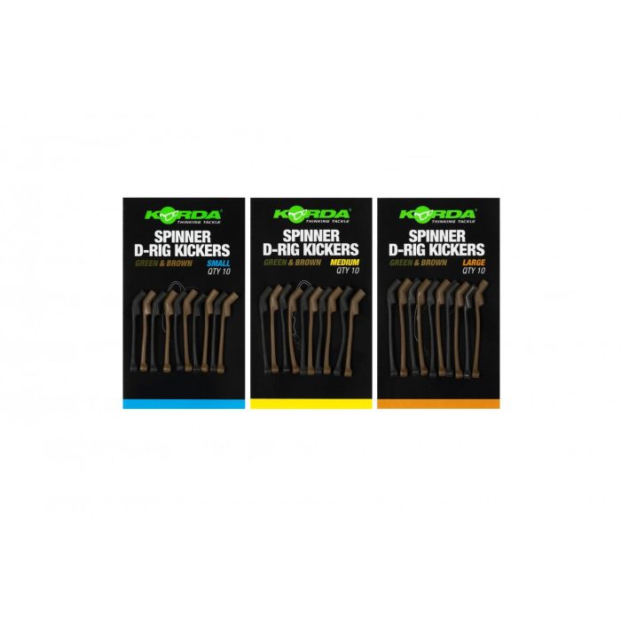 Korda Spinner D-Rig Kickers Green-Brown | Carp Rig