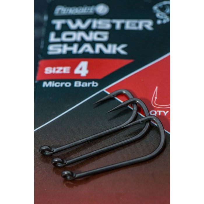 Nash Pinpoint Twister Long Shank Hook