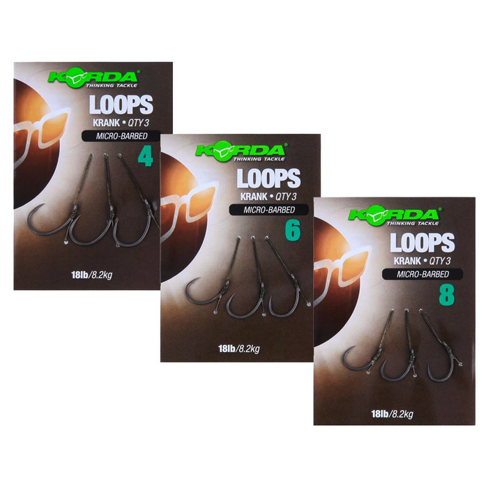 Korda Krank Loops Ready Tied Rigs