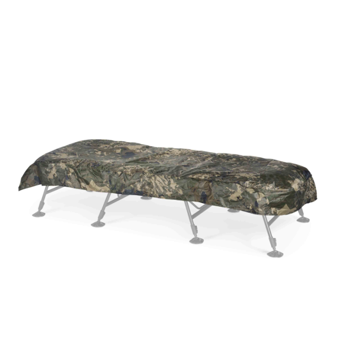 Nash Indulgence Waterproof Bedchair Cover Camo Wide