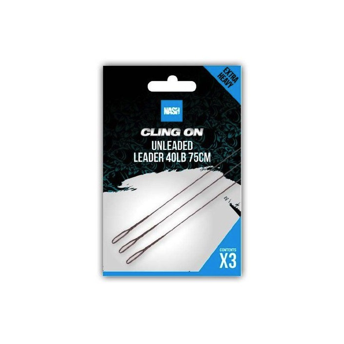 Nash Cling On Unleaded Leader 75cm