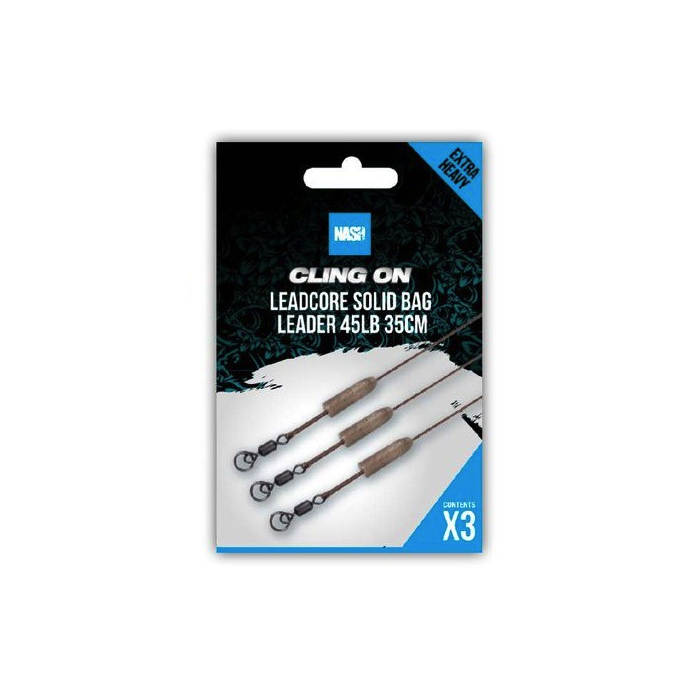 Nash Cling On Leadcore Solid Bag Leaders 35cm