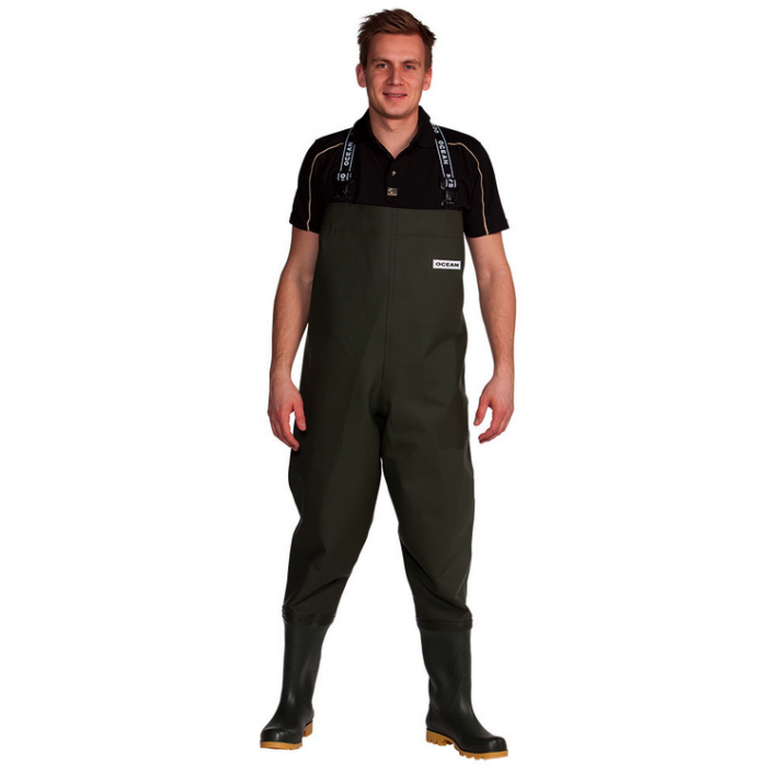 Ocean Deluxe Wader Dark Olive