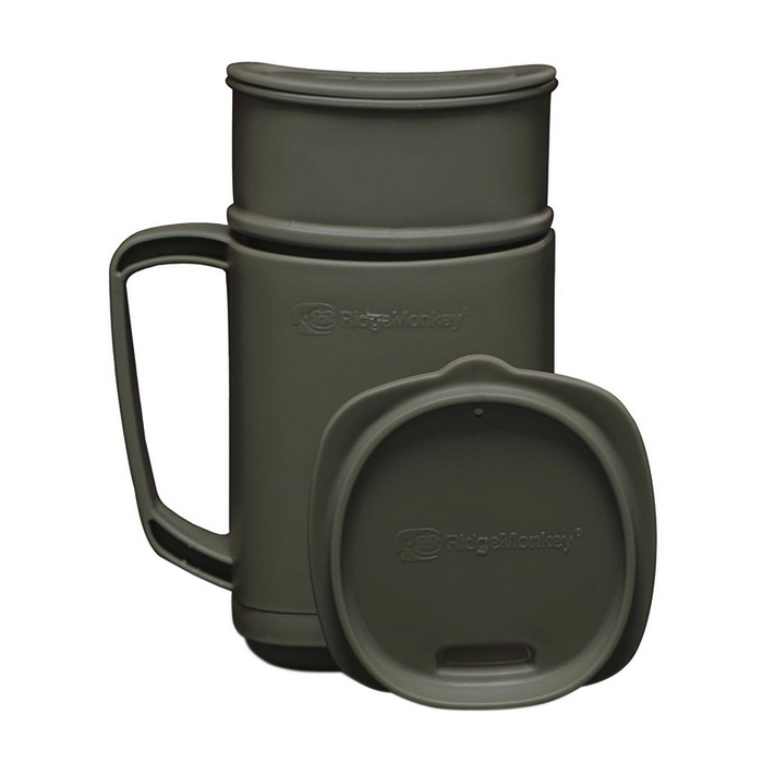 RidgeMonkey Fishing ThermoMug DLX Brew Set Green