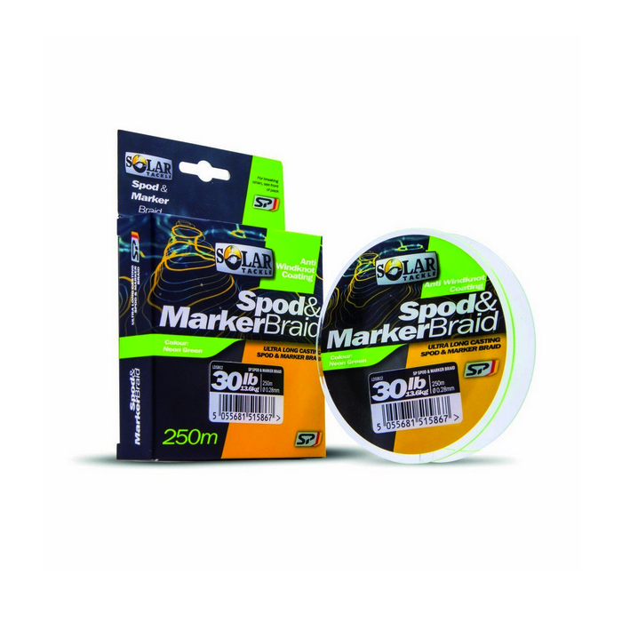 Solar Spod & Marker Braid 250m Neon Green