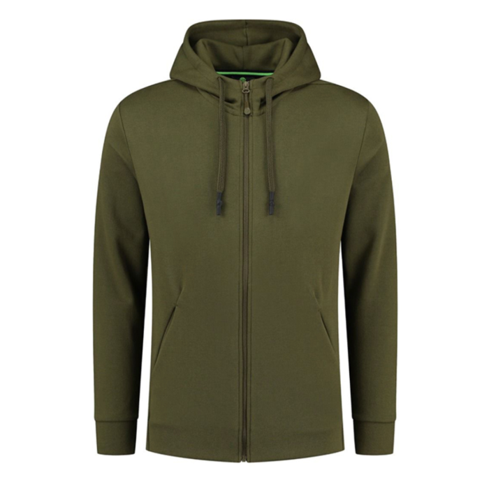 Korda Zip Hoodie Olive Green