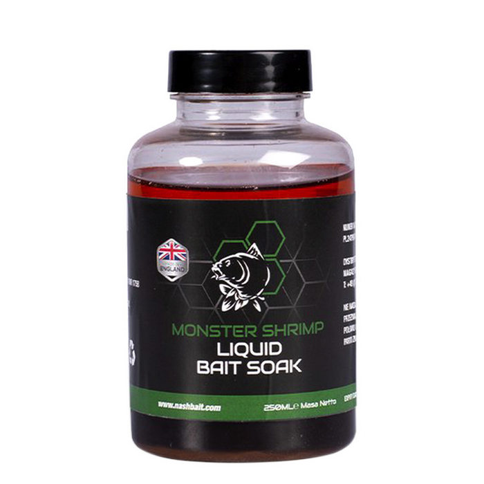 Nash Monster Shrimp Liquid Bait Soak 250ml