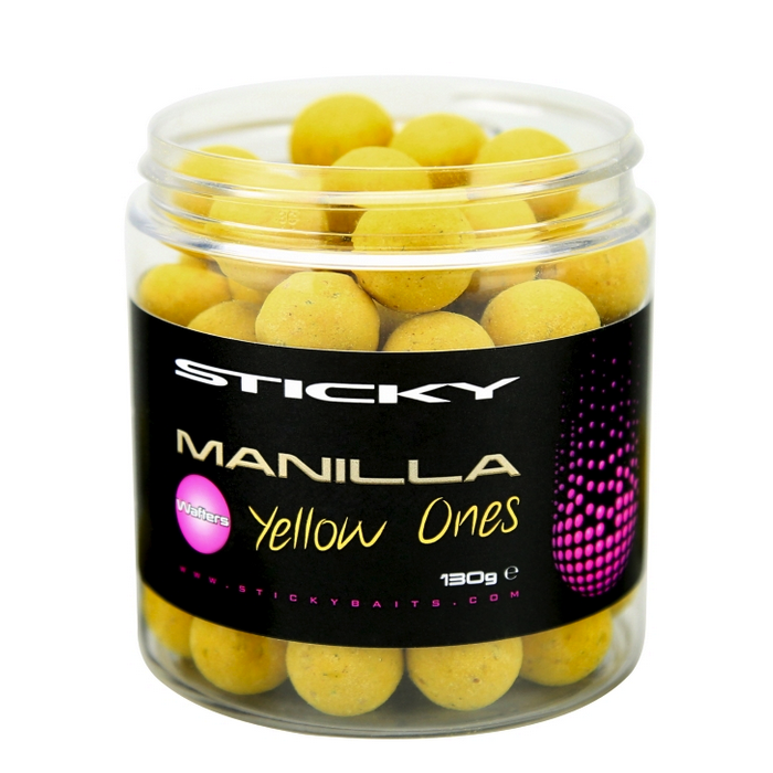 Sticky Baits Manilla Yellow Ones Wafters 16mm