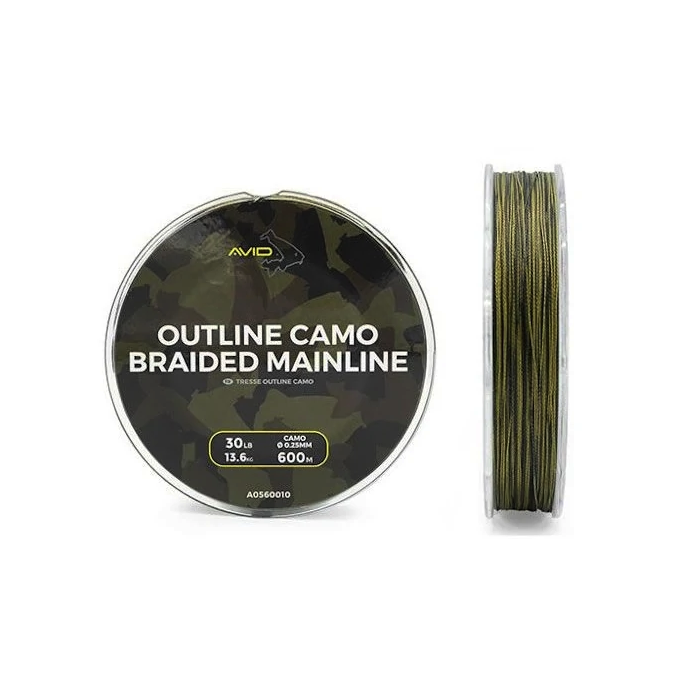 Avid Outline Camo Braided Mainline 30LB 600m