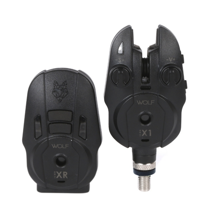 Wolf X1 Alarm 3 Rod Set, Introducing the WOLF X1 Bite Alarm. Your Ultimate Fishing Companion. Unleash the power of innovation with the Wolf X1 Bite Alarm, a top-of-the-line fishing alarm meticulously crafted in the UK for the discerning angler. Packed wit