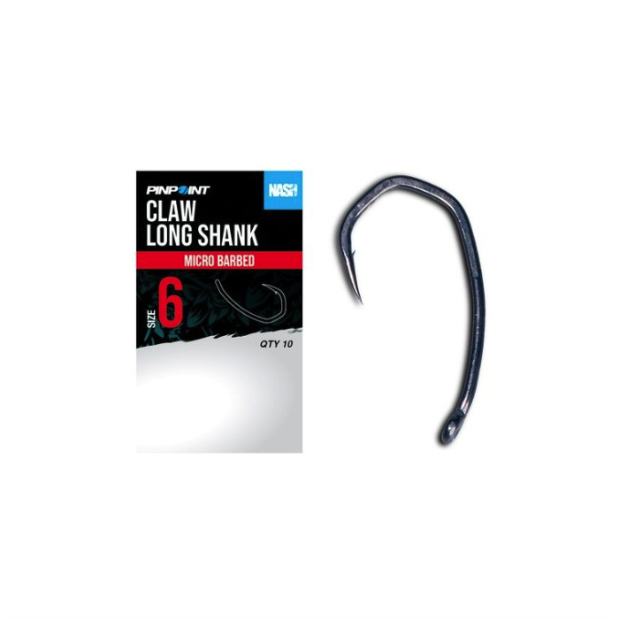 Nash PinPoint Claw Long Shank Hooks
