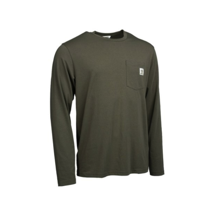 Nash Make It Happen Carp Logo Long Sleeve T Shirt Green