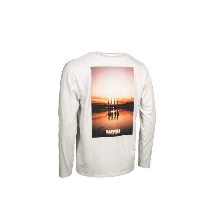 Nash Make It Happen Sunset Long Sleeve T Shirt Ecru