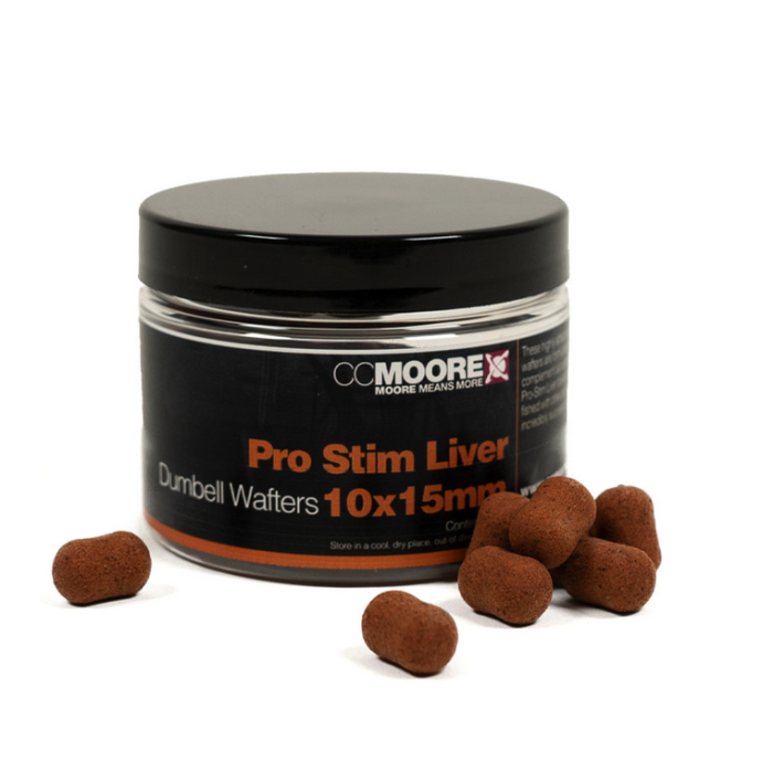 CC Moore Pro-Stim Liver Dumbell Wafters 10x15mm