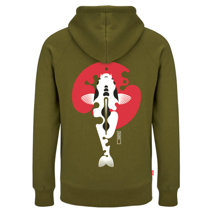 Kumu Rising Sun Hoodie Khaki