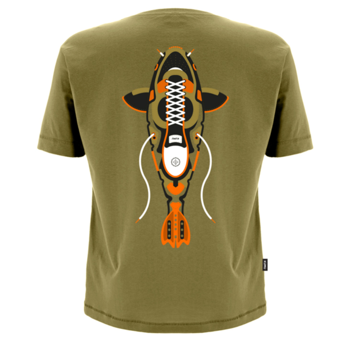 Kumu True Leather Tee Khaki 