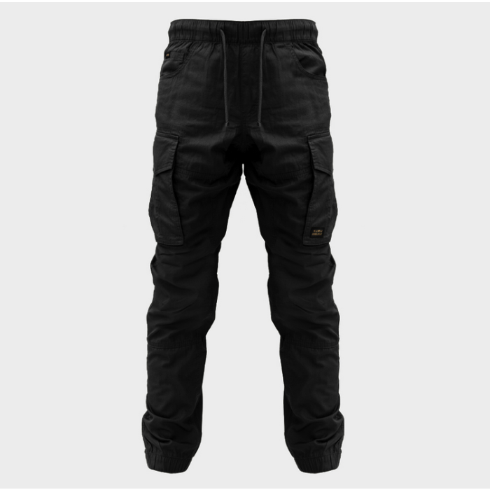 Kumu Utility Cargo Trousers Black