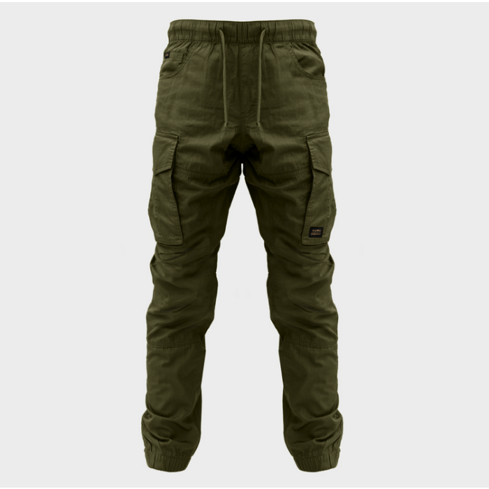 Kumu Utility Cargo Trousers Khaki
