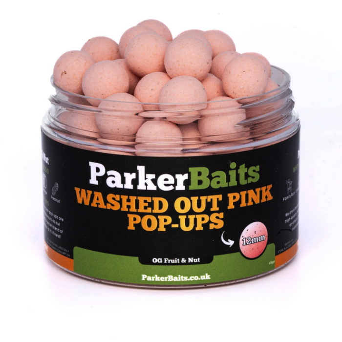 Parker Baits Washed Out Pink Pop-Ups OG Fruit & Nut 