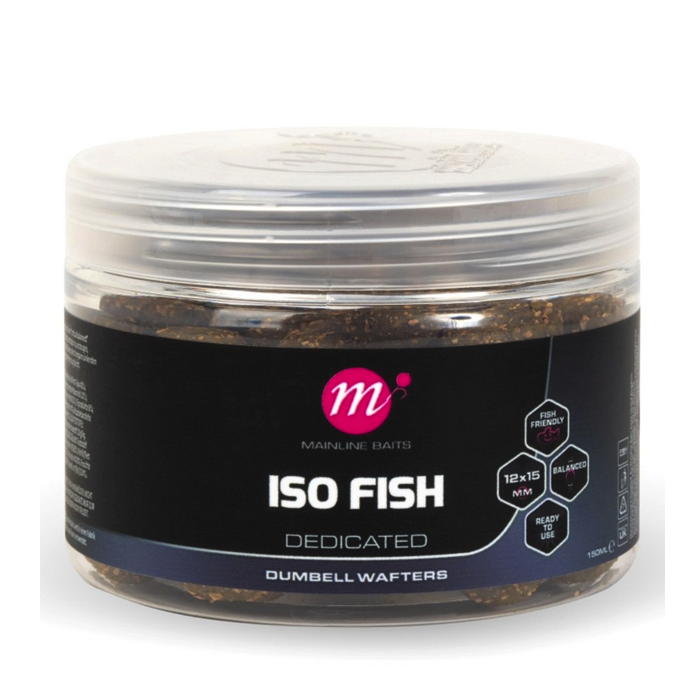 Mainline ISO Fish Dedicated Dumbell Wafters 12x15mm