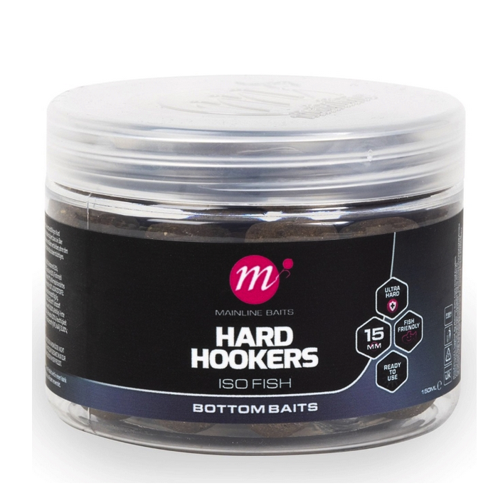 Mainline Baits Hard Hookers ISO Fish Bottom Baits 15mm