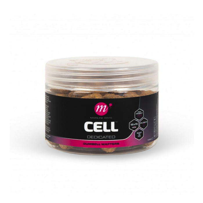 Mainline Baits Dedicated Cell Dumbell Wafters 12x15mm