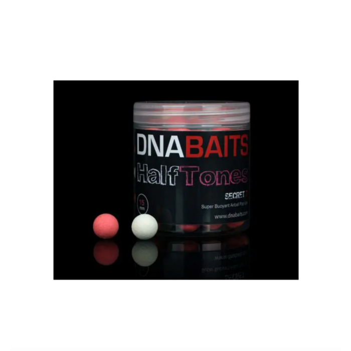 The 15mm version being perfect for chod rigs or hinged rigs when you want to use a larger hook. Each tub comes with a mixture of fluoro white and half-toned pink hook baits, which have the perfect texture to be either tied or threaded on to your rig.