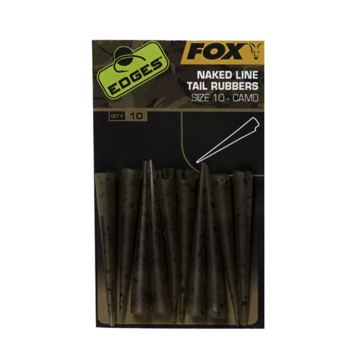 Fox Naked Line Tail Rubbers Camo Size 10