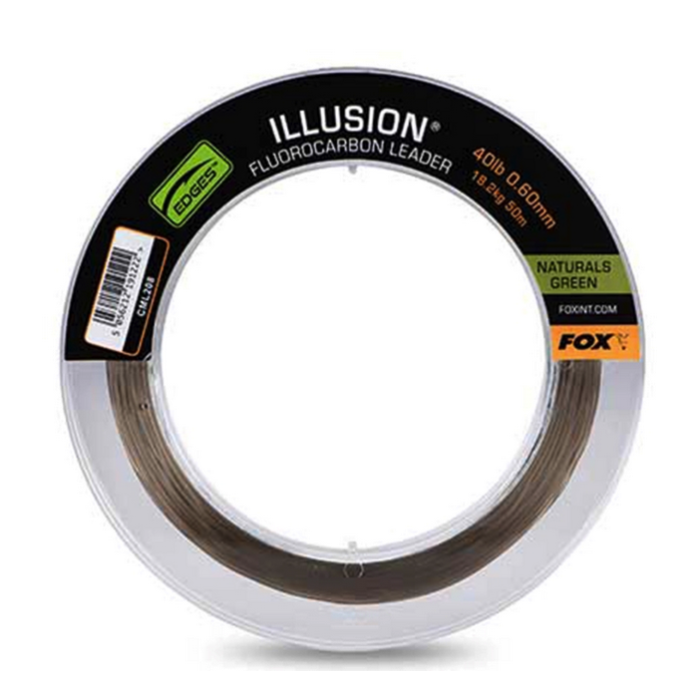 Fox Illusion Fluoro Leader Natural Green 50m