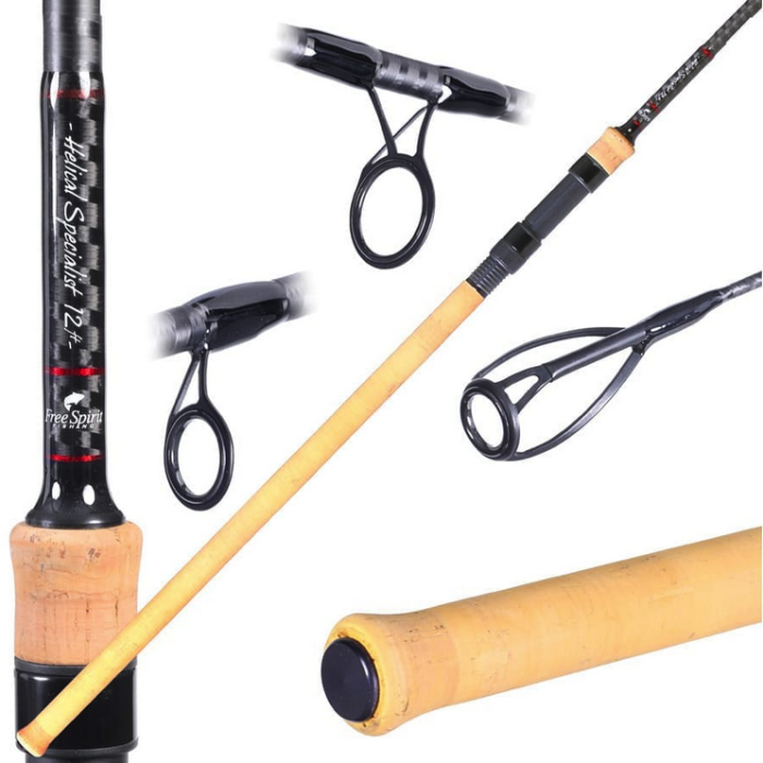 Free Spirit Helical Barbel Rod 12ft 2.50lb 30mm Avon