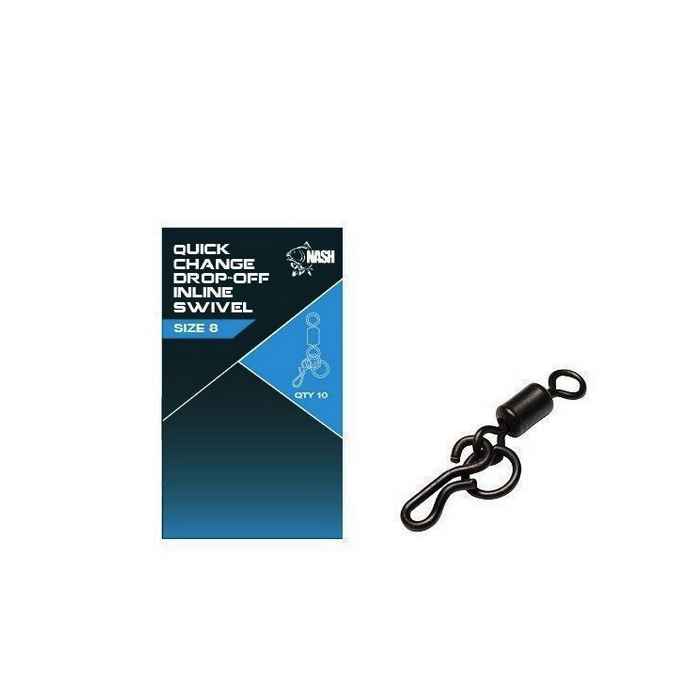 Nash Quick Change Drop Off In Line Swivel Size 8