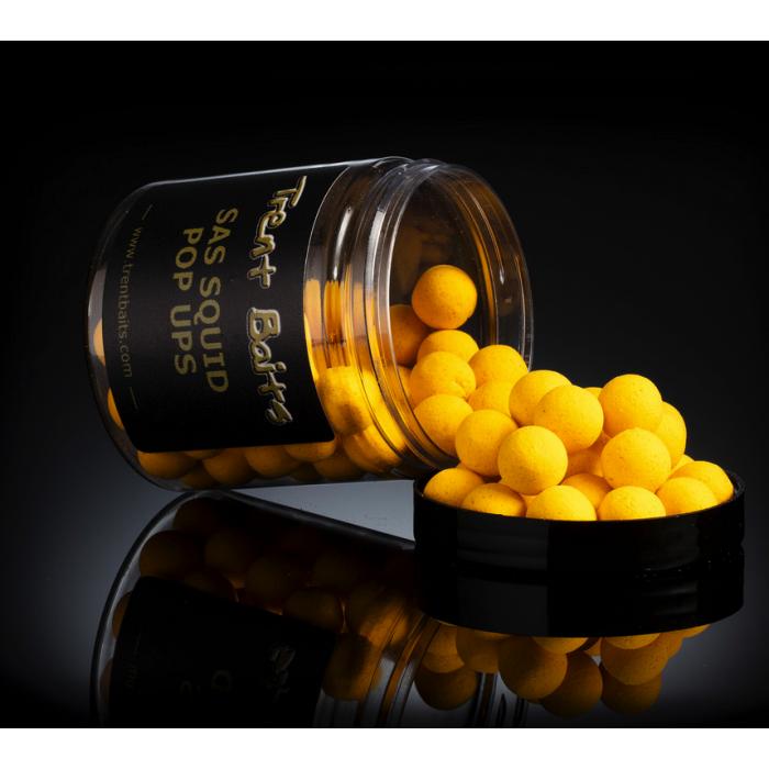 Trent Baits SAS Squid Yellow Pop-Ups - 14mm